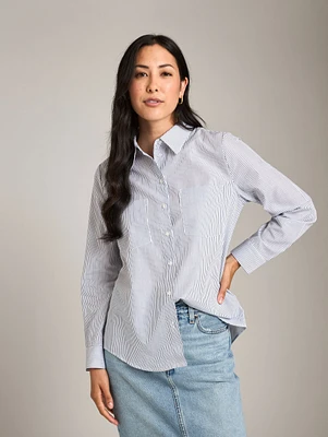 Tara Stripe Button Up Shirt