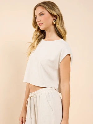 Sugarloaf Linen Top