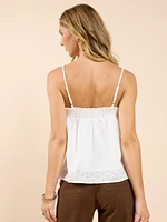 Dream Eyelet Tank Top