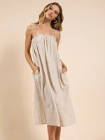 Mojave Tie Strap Midi Dress