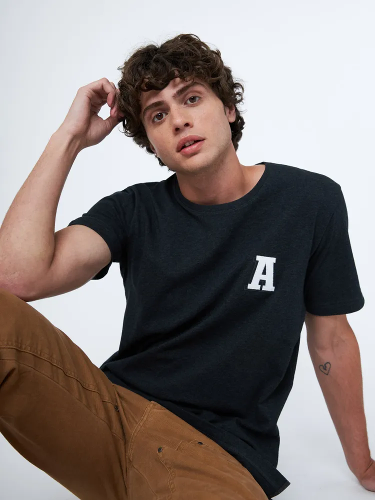 Asher Applique Logo Slim Tee