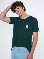 Asher Applique Logo Slim Tee