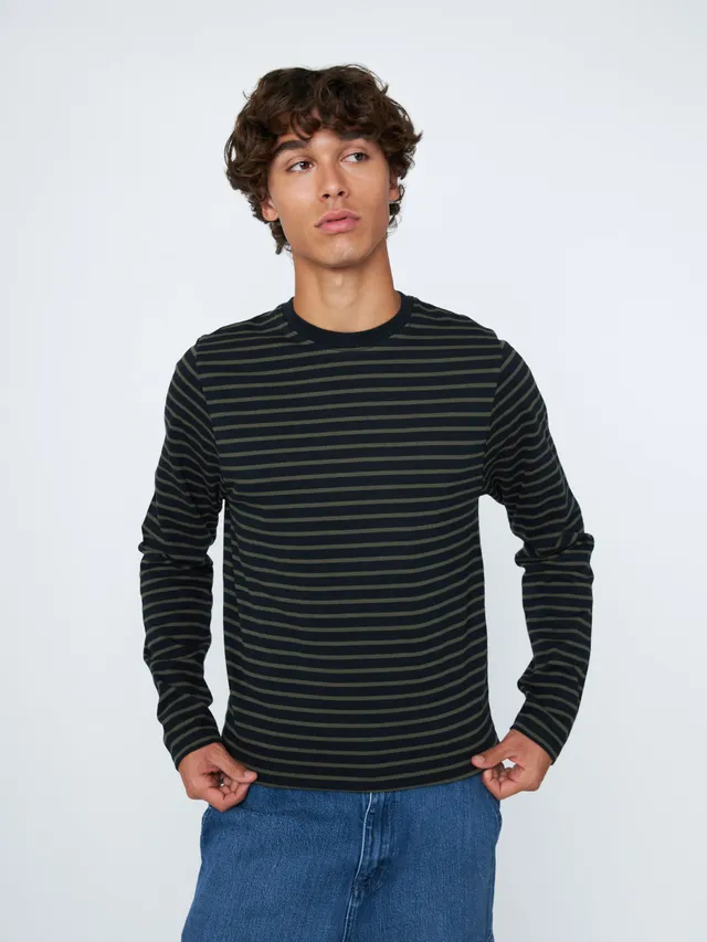 Long Sleeve Crewneck Contour Top