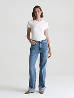 Kora High Rise Cuffed Jean