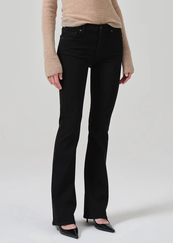 Lilah High Rise Bootcut - Plush Black