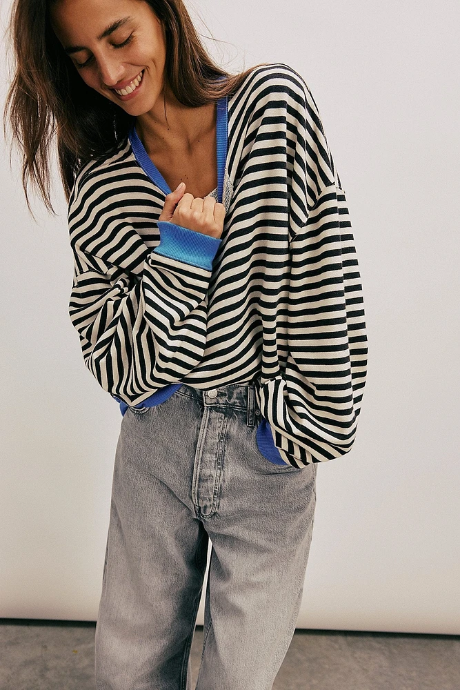 Classic Stripe Crew