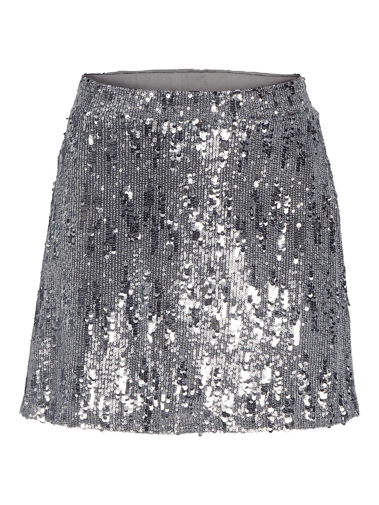 Tara Sequin Mini Skirt