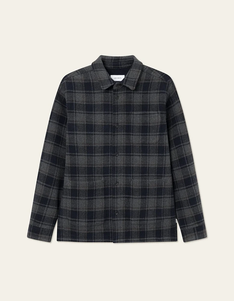 Jason Check Wool Overshirt 2.0