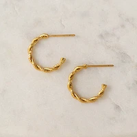 Josie Hoop Earrings (Waterproof)