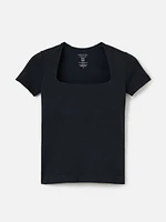 Seamless Carina Square Neck Baby Tee