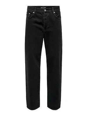 Five Baggy 8788 Denim - Washed Black