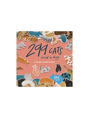 299 Cats (and a Dog) 300 Piece Cluster Puzzle