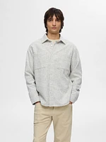 Boucle Check Overshirt