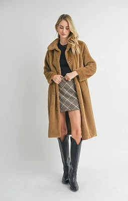 Eden Faux Fur Long Coat