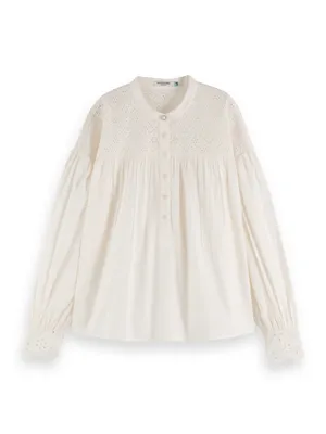 Top With Broderie Anglaise