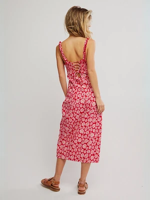 Lucinda Printed Midi Dress