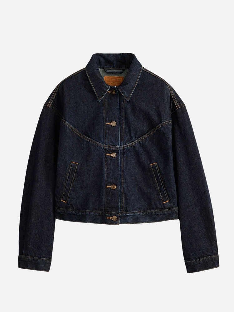 Shrunken 90s Trucker Jacket - Dream Nice Dreams