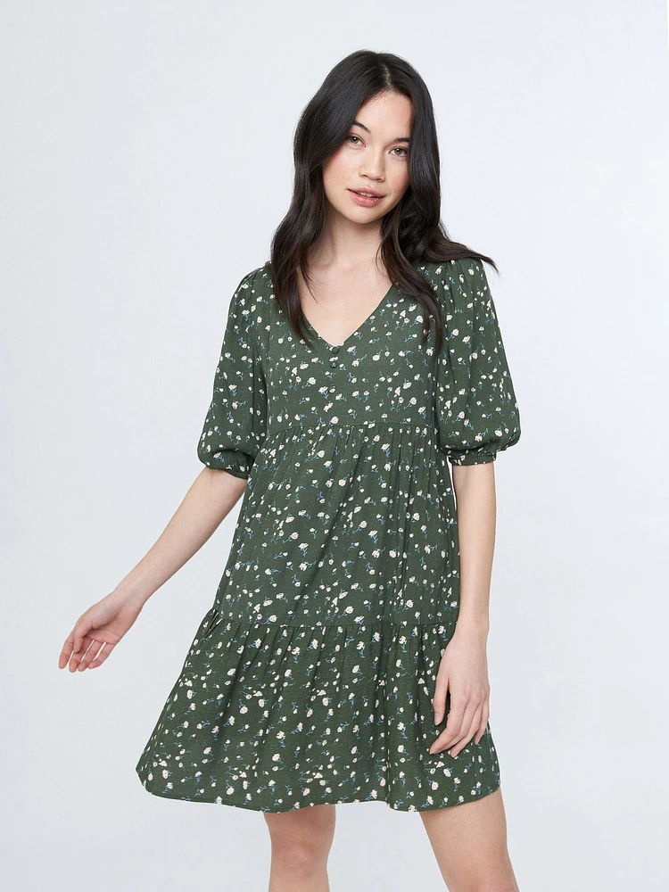 Print Rosie Tiered Dress