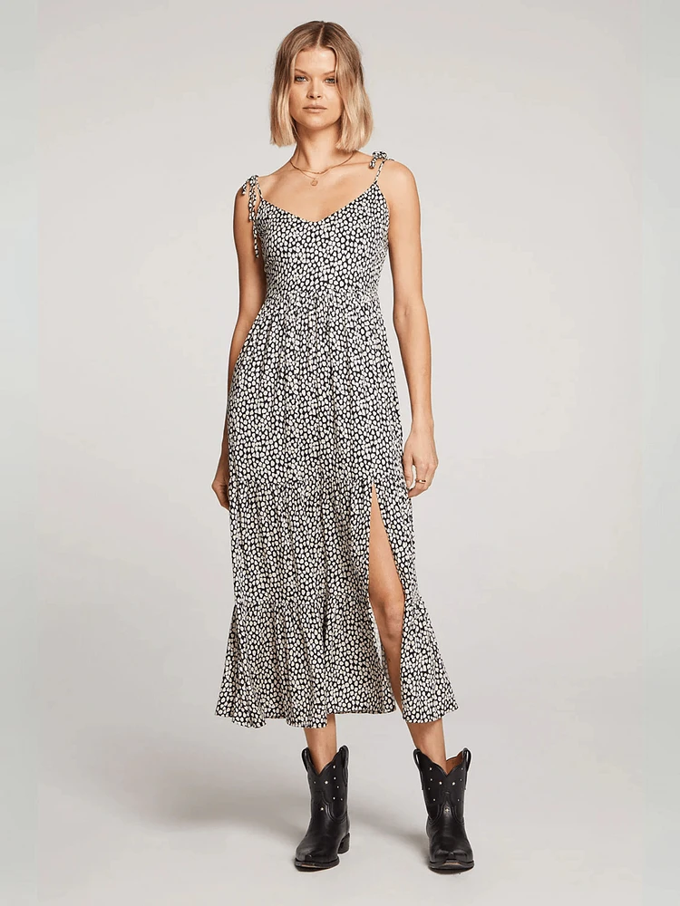 Maely Print Midi Dress