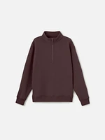 Brush Fleece Quarter Zip Pullover