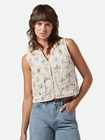 Field Floral Quilted Vest