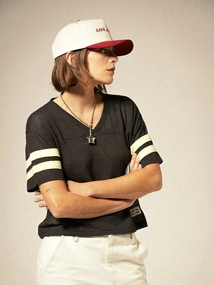 Varsity Football Mesh Tee