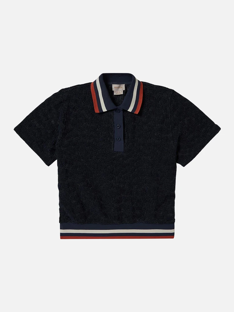 Retro Mesh Short Sleeve Polo
