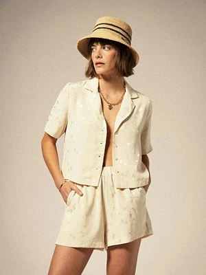 Jacquard Button Down
