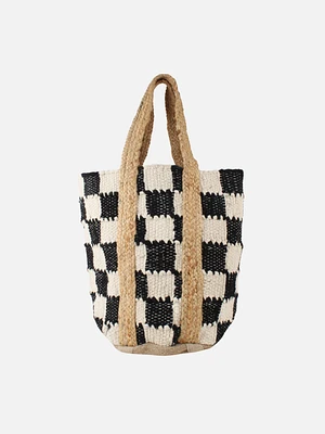 Laguna Checker Tote