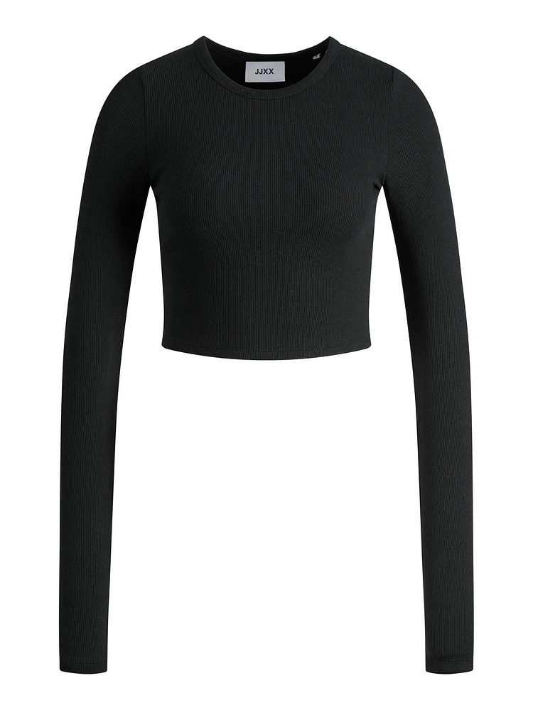 Feline Long Sleeve Rib Tee