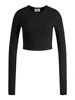 Feline Long Sleeve Rib Tee