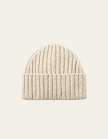 Wells Fleck Wool Rib Beanie