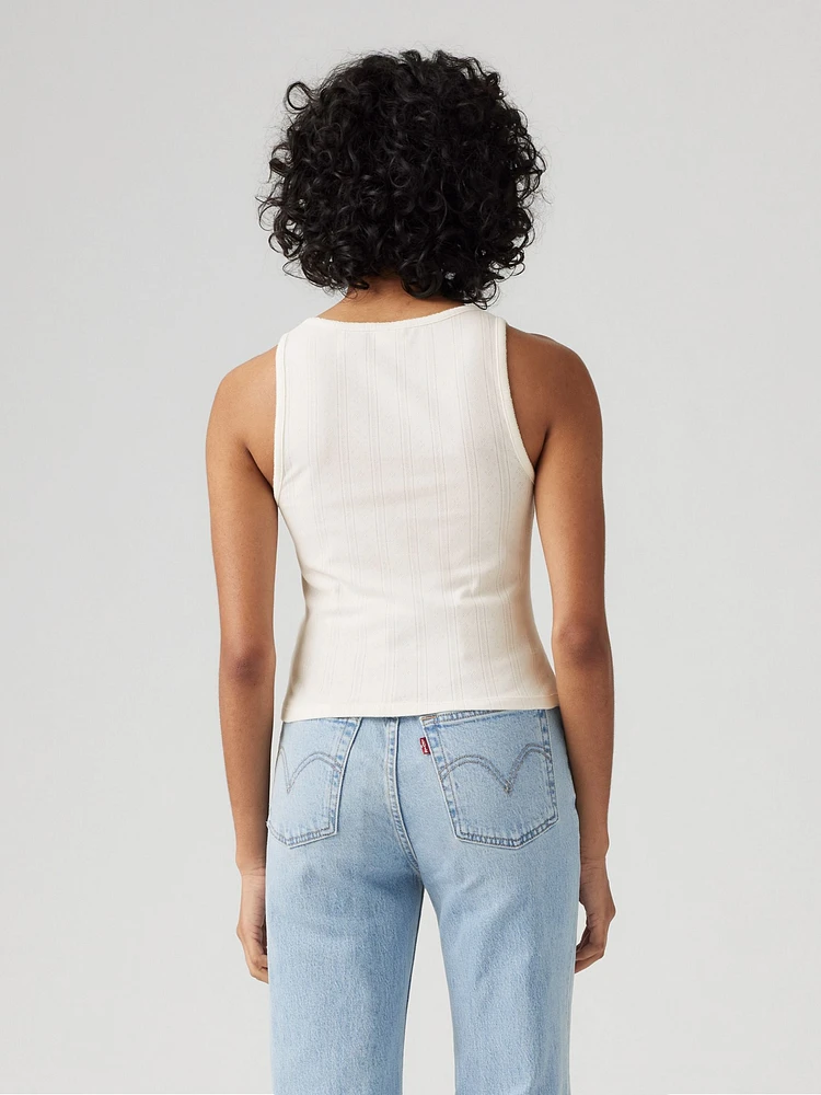 Pointelle Tank