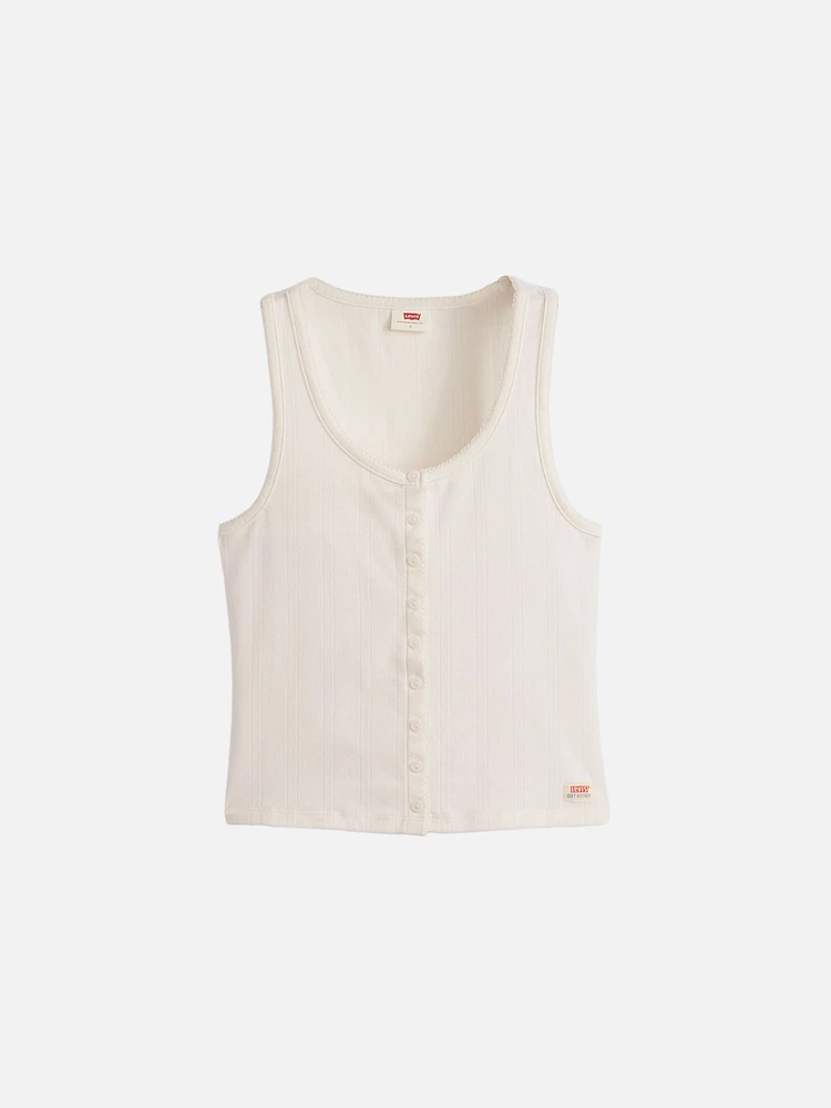 Pointelle Tank