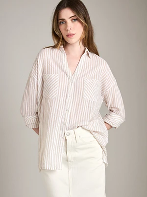 Striped Button Down Shirt