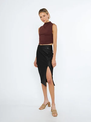 Seluna Wrap Midi Skirt