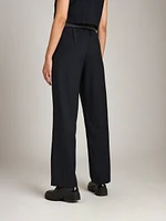 Pinstripe Jullian Pleated Wide Trouser