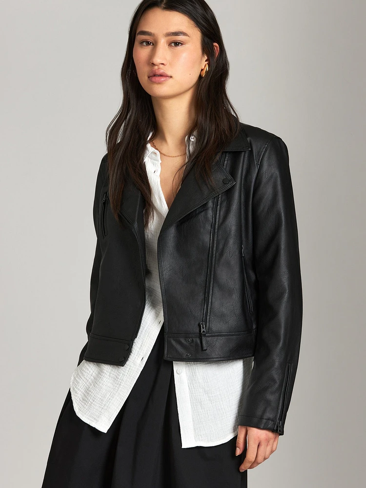 Vegan Leather Declan Jacket