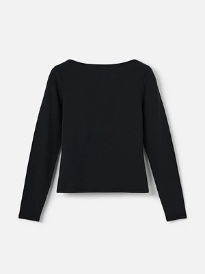 Nessa Boatneck Top