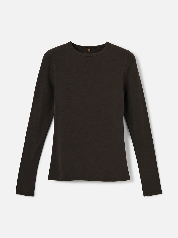 Beatrice Crewneck Long Sleeve Top