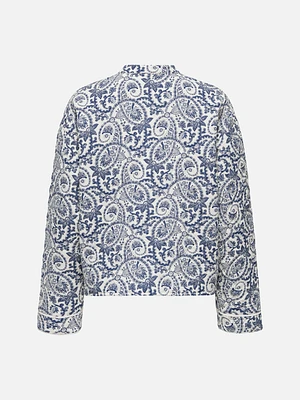 Hallie Quilted Print Jacket