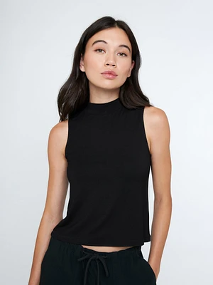 Renny Sleeveless Mockneck Shell