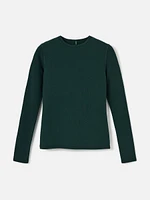 Beaty Crewneck Long Sleeve Top