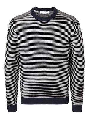 Jake Stripe Knit Crew Neck