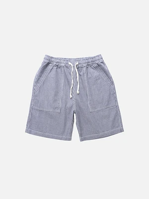 Hickory Stripe Chef Shorts