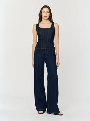 NCE Relaxed Wide Leg - Long Gone Rinse