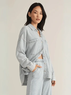 All Day Denim Knit Jacket