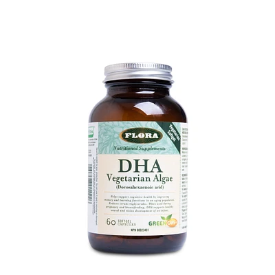 Flora DHA Vegetarian Algae - 60 Softgels