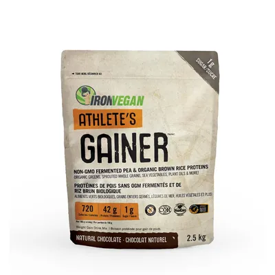 Iron Vegan Athlete's GAINER™ - Natural Chocolate