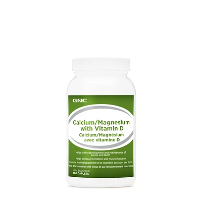 GNC Calcium/magnésium avec vitamine D